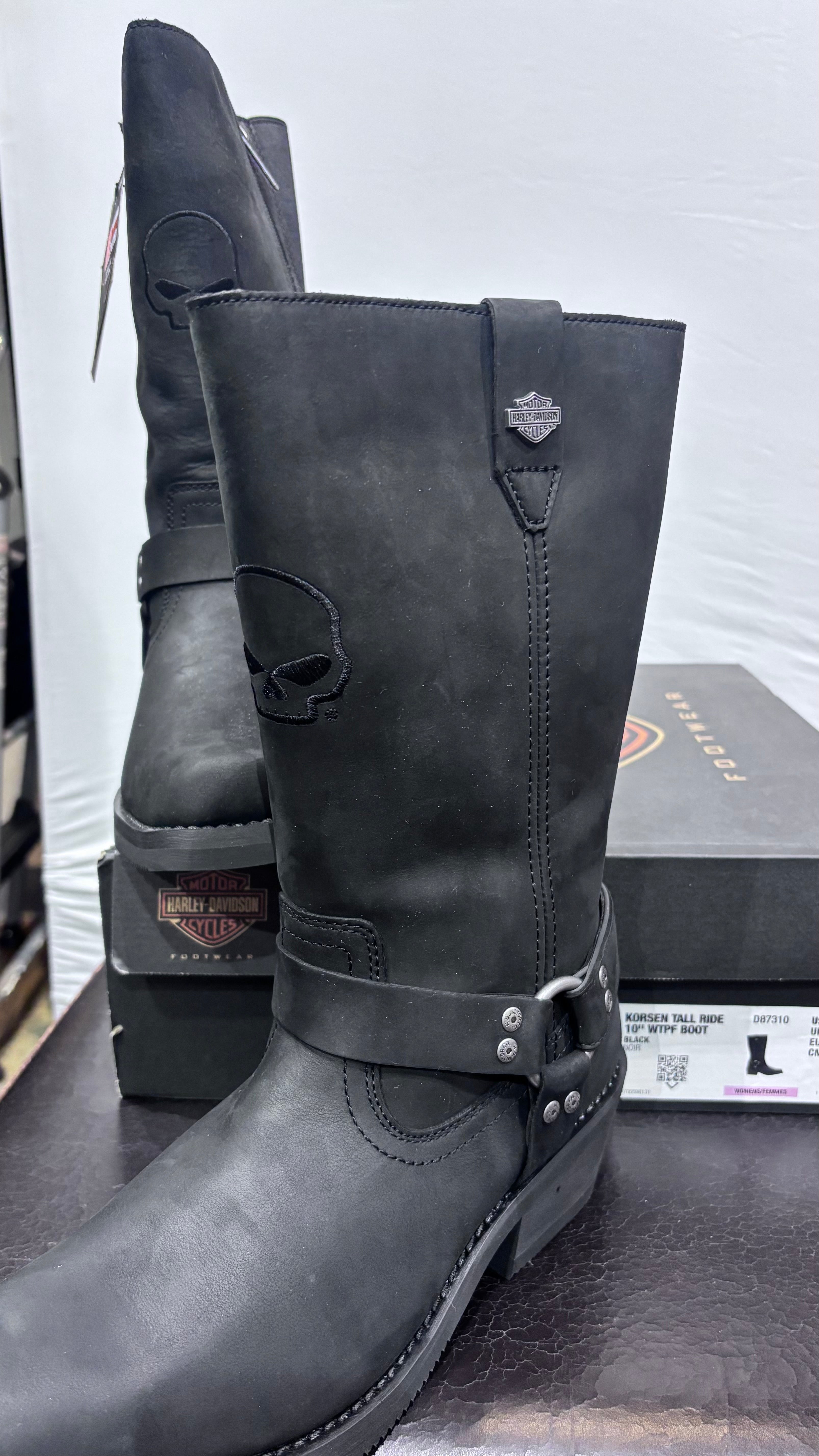 Korsen Tall Ride 10" WTPF Boot - Black